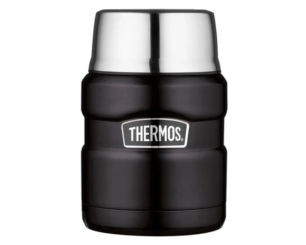 Termo comida 470 ml King negro mate