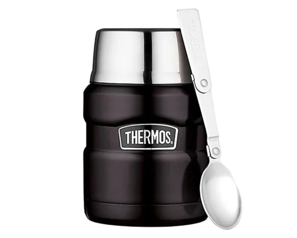 Termo comida 470 ml King negro mate - Imagen 2