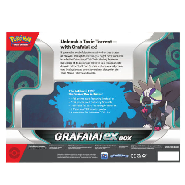 Juego de cartas Pokemon Grafaiai ex Box Español - Imagen 2