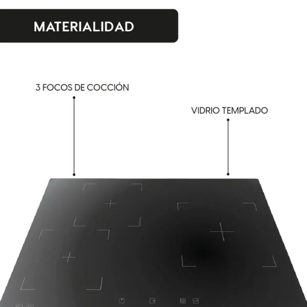 Encimera Vitrocerámica 3 Plus 2.0  3 Quemadores - Imagen 4