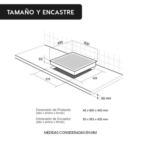 Encimera Vitrocerámica 3 Plus 2.0  3 Quemadores - Imagen 5