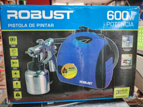 Pistola para pintar 600W HVLP azul